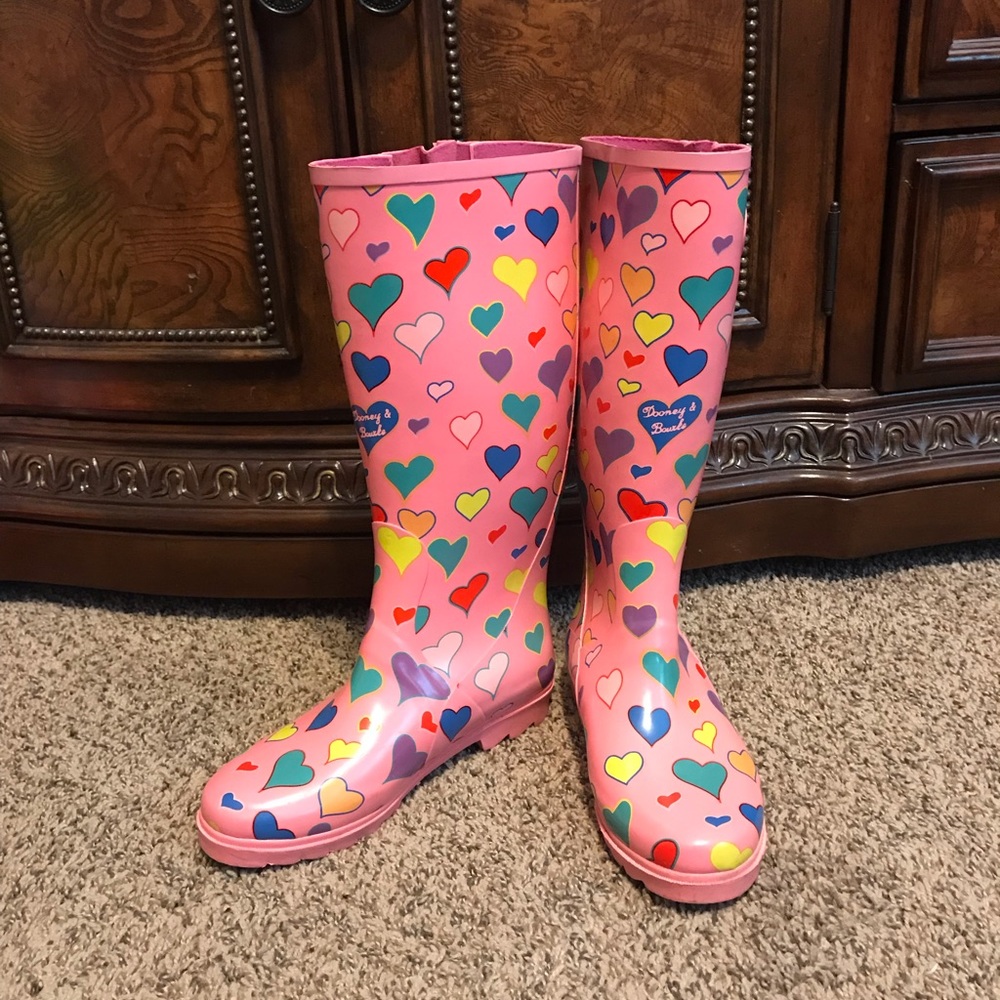 Dooney & Burke Pink Rain Boots